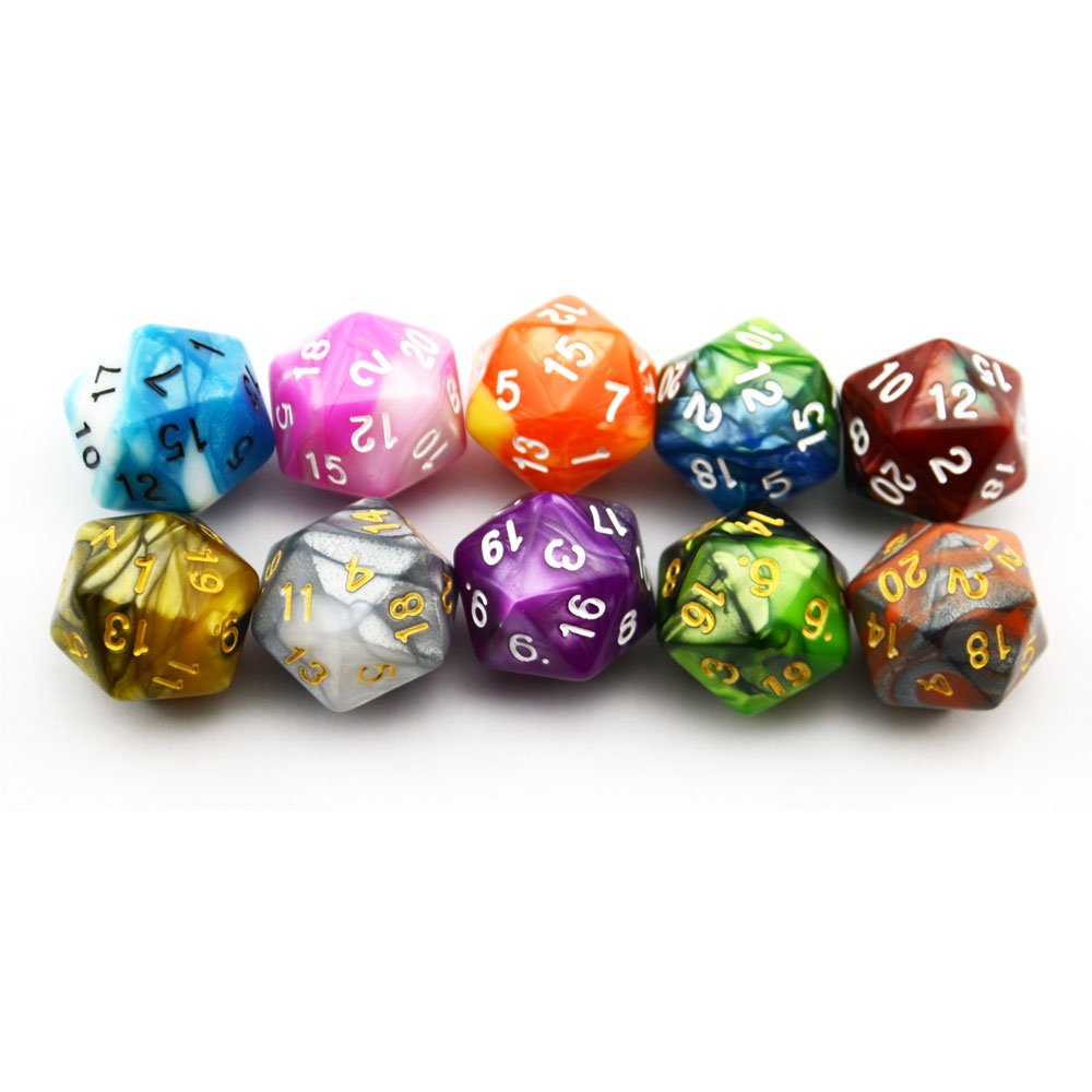 Smartdealspro DND and MTG compatible dice set for tabletop play