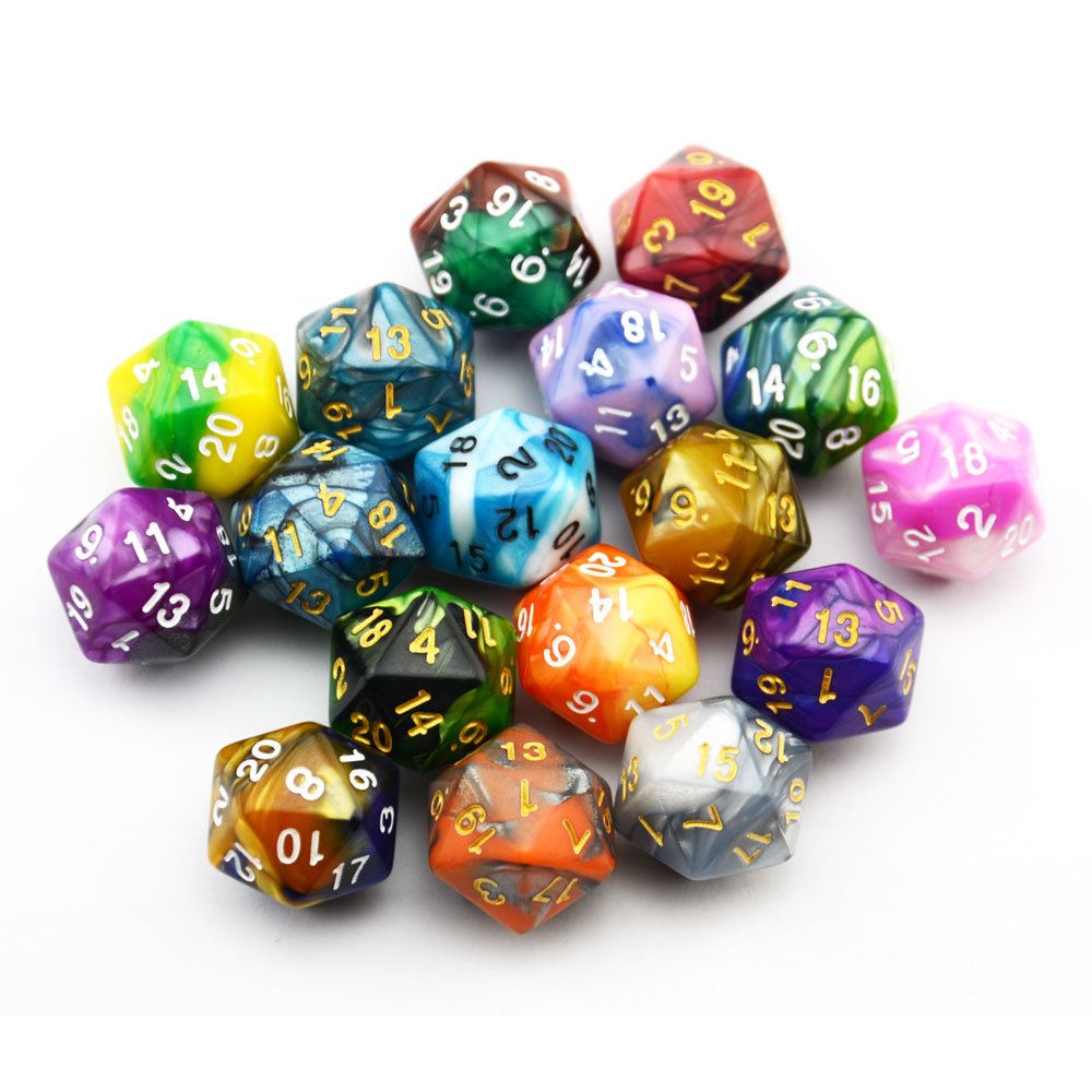 Smartdealspro D20 set ideal for table games like DND, MTG, and more
