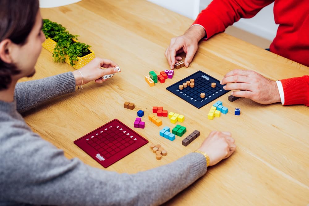 SmartGames The Genius Square dice roll showing blockers to place