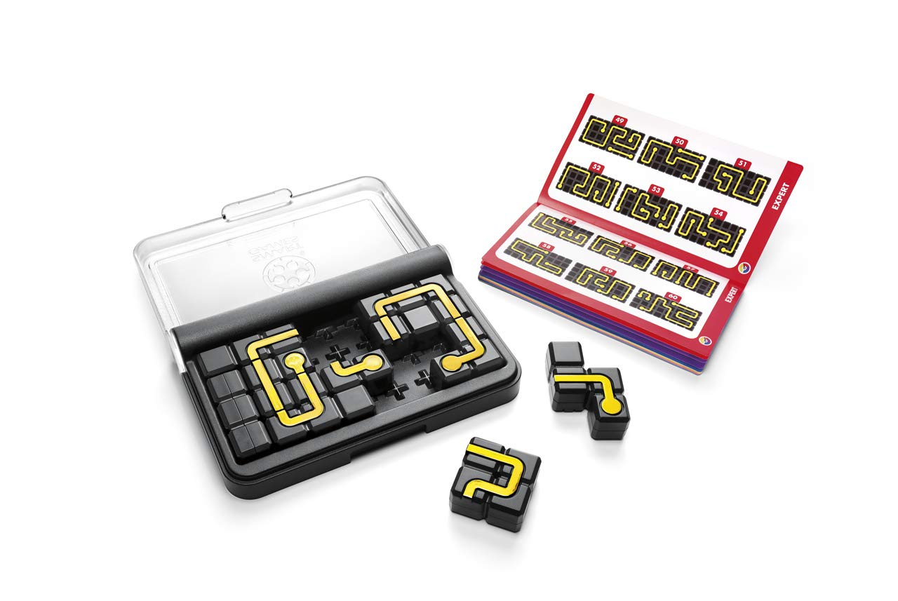 SmartGames IQ Circuit challenge booklet guides 120 tasks for varied play.