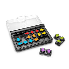 SmartGames IQ Circuit Series instruction card highlighting rules and progression