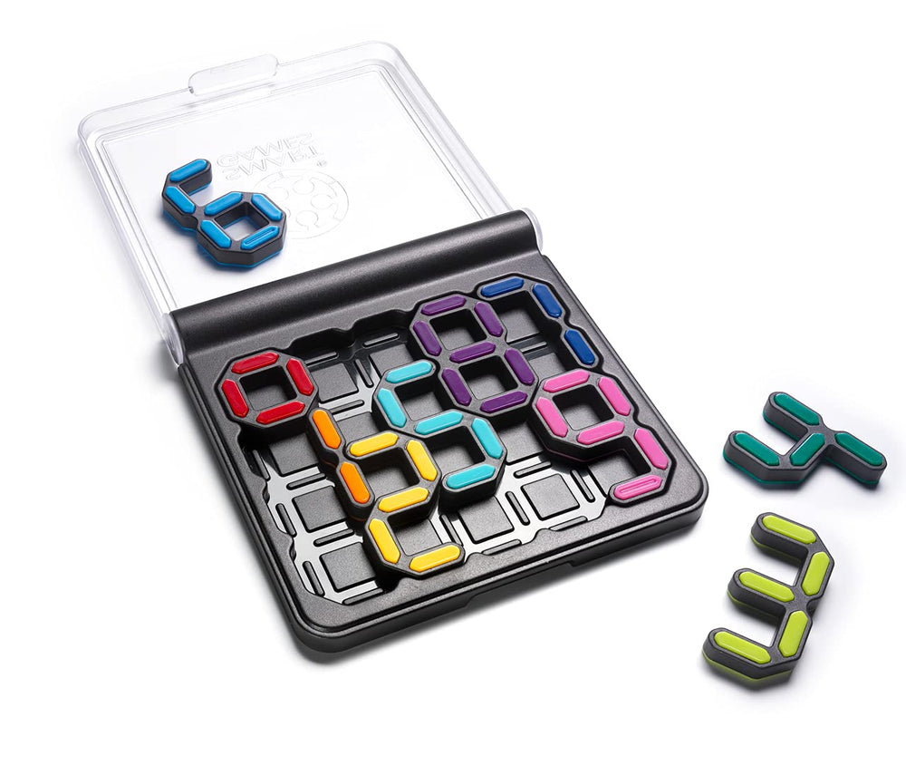 SmartGames IQ Digits travel case keeps the game neat during trips