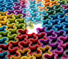 SmartGames IQ Jigsaw colorful pieces invite tactile exploration and varied setups.