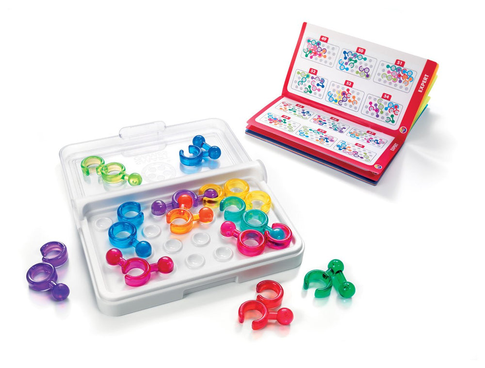 Travel case keeps IQ Link pieces organized during trips.