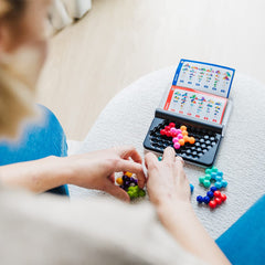 SmartGames IQ Six Pro is suitable for ages 8 and up.