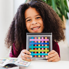 SmartGames IQ Stixx colorful stixx pieces spark math challenges