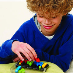 SmartGames IQ Twist puzzle pieces and pegs for varied challenges