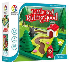SmartGames Little Red Riding Hood level images guide progressive challenges for young minds.