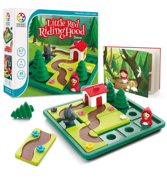 SmartGames Little Red Riding Hood puzzle board for engaging spatial thinking during play.