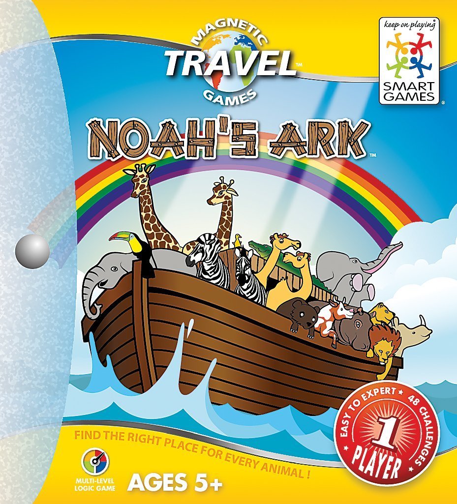 SmartGames Noah's Ark magnetic pieces support smooth solo play