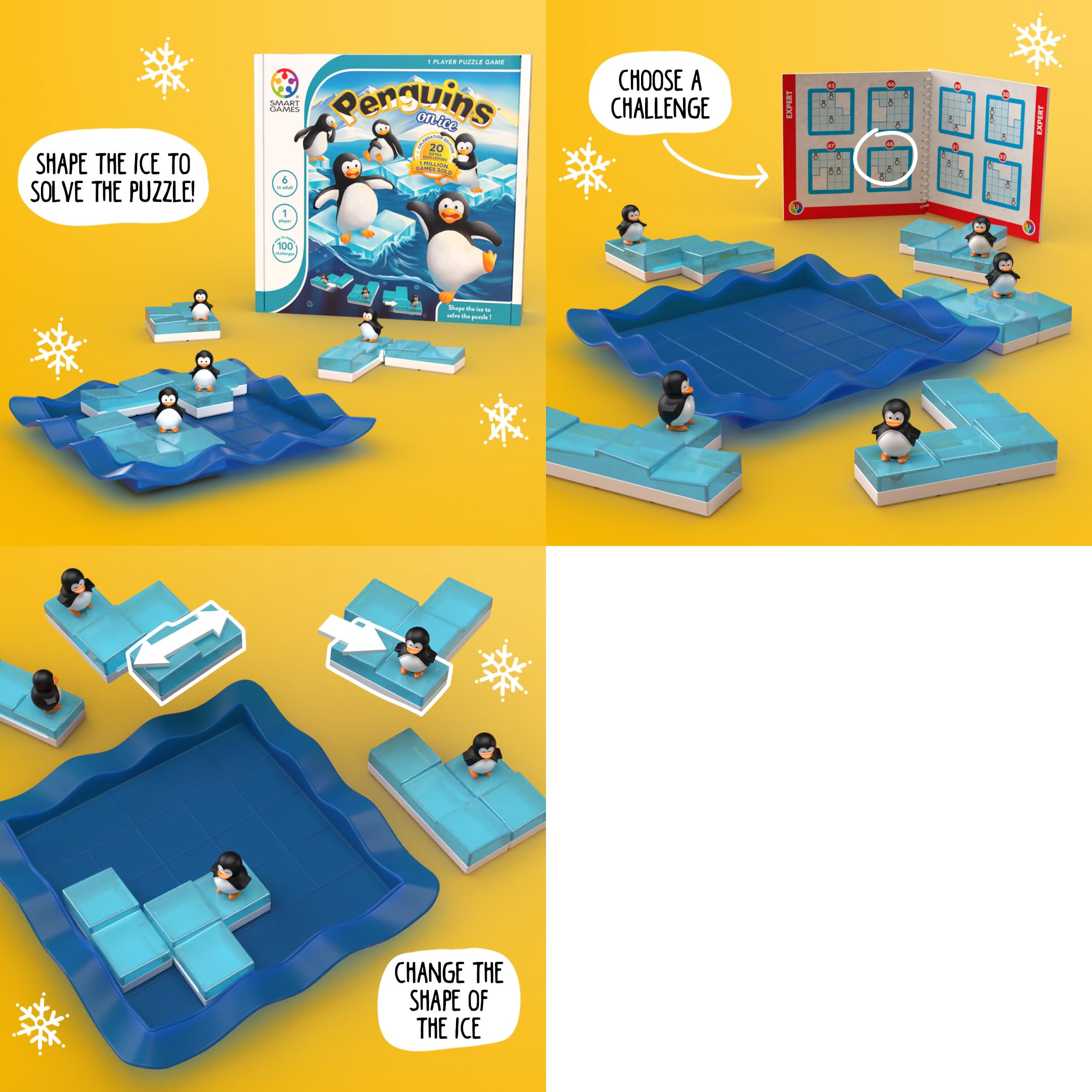 SmartGames Penguins on Ice family play setup for shared fun