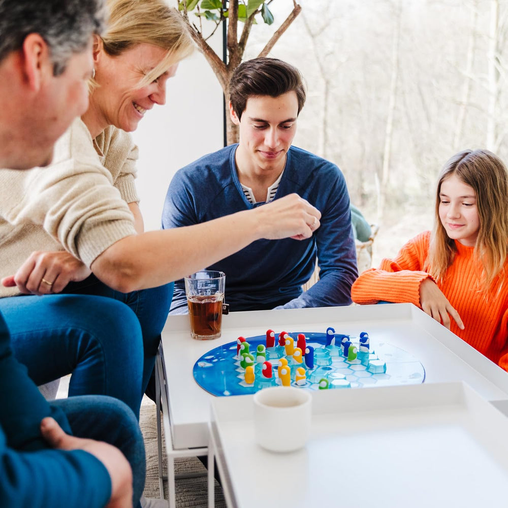 SmartGames Penguins two-to-four players ideal for cozy family game nights.