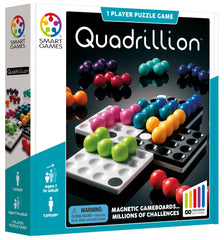 SmartGames Quadrillion booklet challenges provide range from easy to expert
