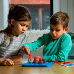 SmartGames temple-themed artwork brings immersive, tangible problem-solving sessions.