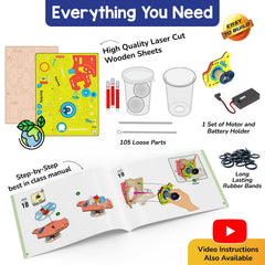 Smartivity instruction manual with step by step builds for quick starts.