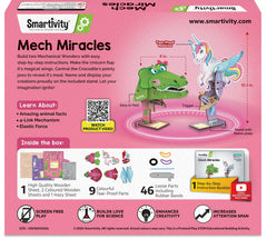 Smartivity Mech Miracles crocodile set engages kids while teaching spatial reasoning during build.