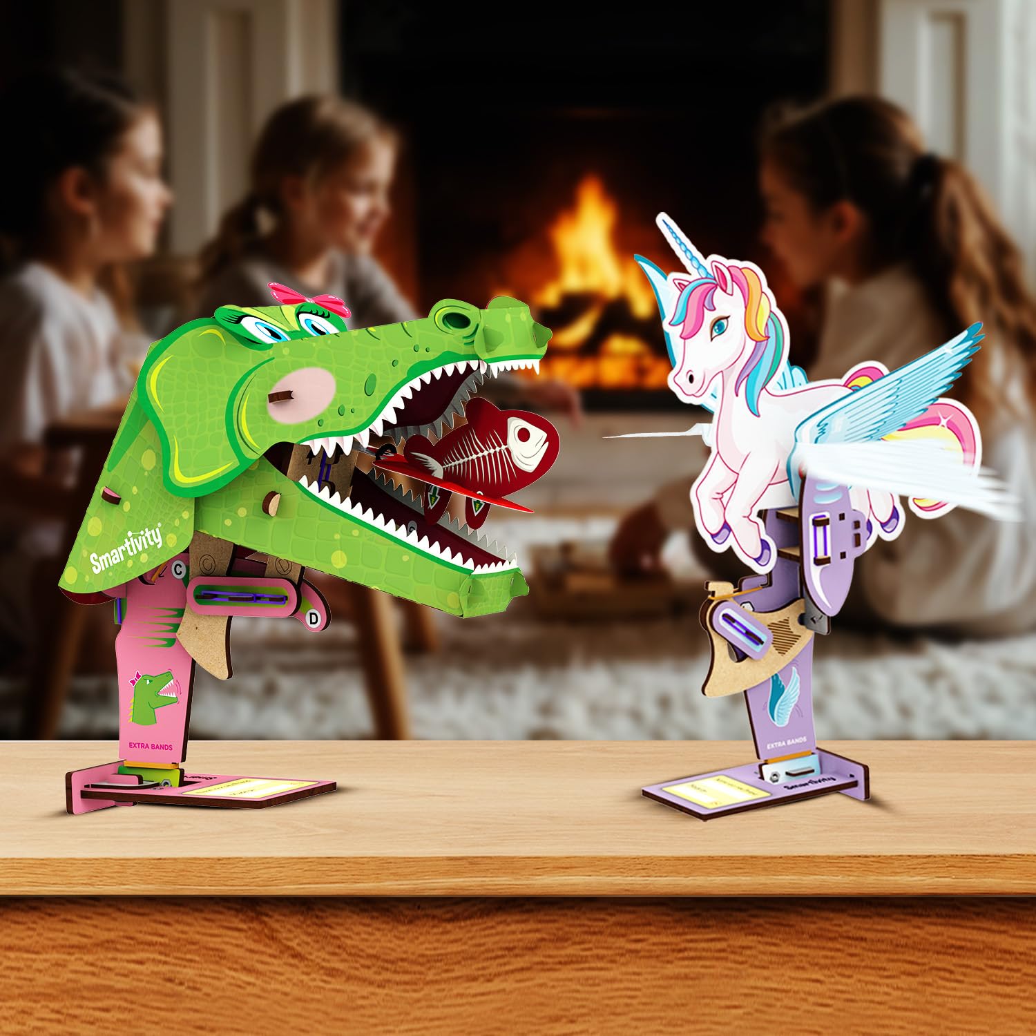 Smartivity Mech Miracles sustainable wood construction offers durable, kid-safe craftsmanship.