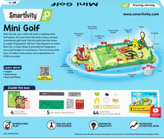 Children explore problem solving and creativity with Smartivity Mini Golf.