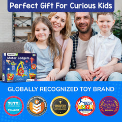 Smartivity spinning disc gadget designed for problem solving and exploration.