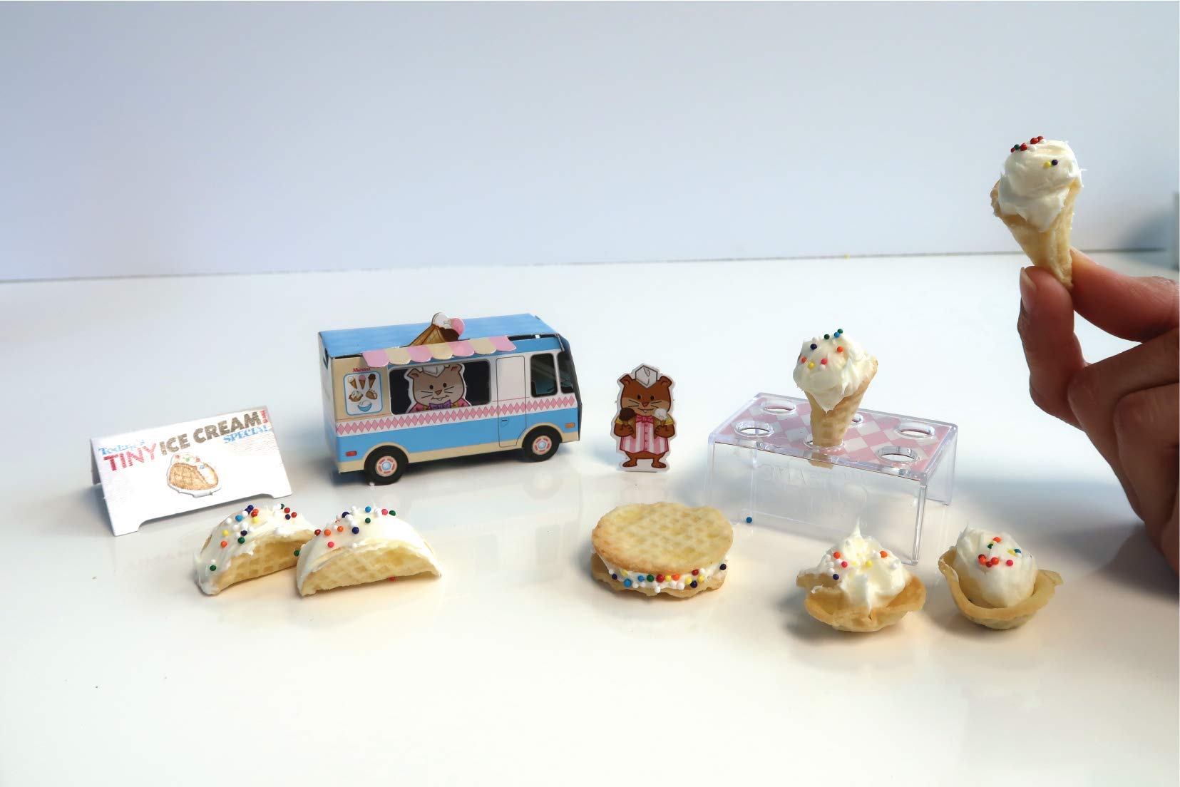 SmartLab Tiny Ice Cream Tools and Molds enabling creative mini dessert making at home