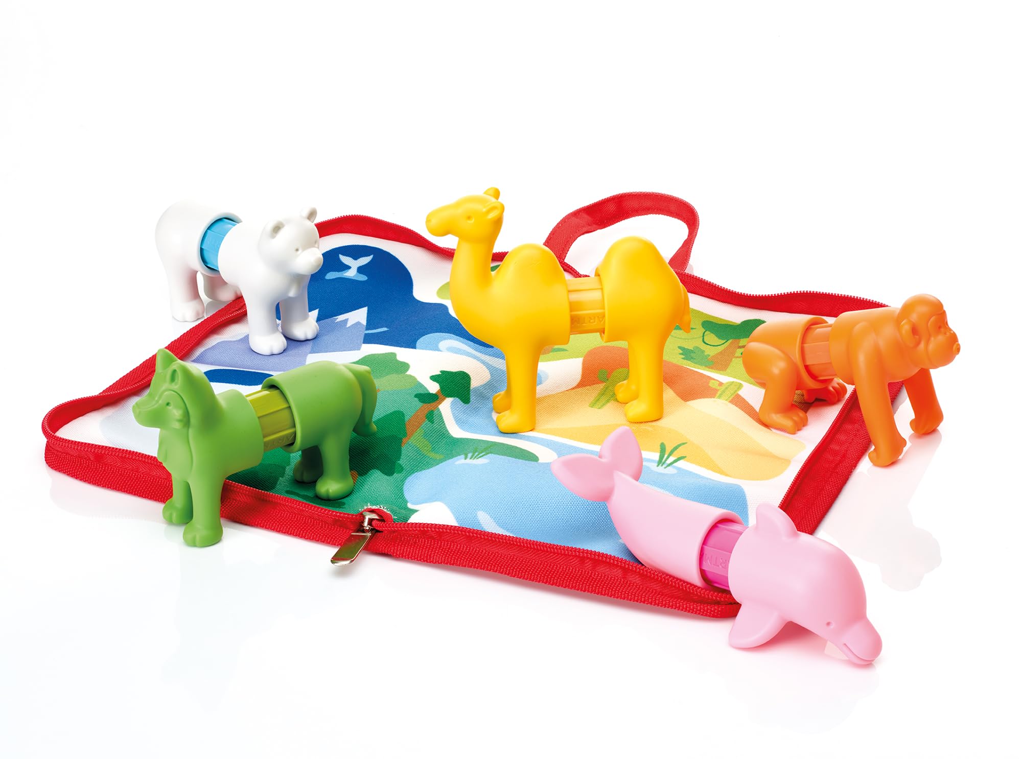 SmartMax first animals soft-touch pieces designed for little hands.
