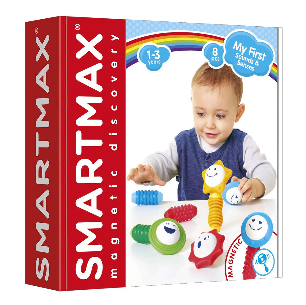 SmartMax colorful pieces spark visual interest and color recognition in toddlers.