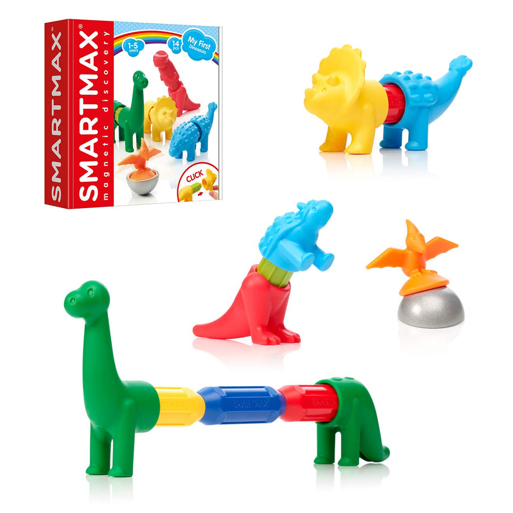 SmartMax My First Dinosaurs set with 18 pieces ready for creative STEM play