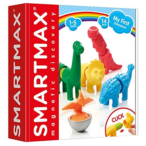 Soft dinosaur pieces from SmartMax My First Dinosaurs for safe gripping