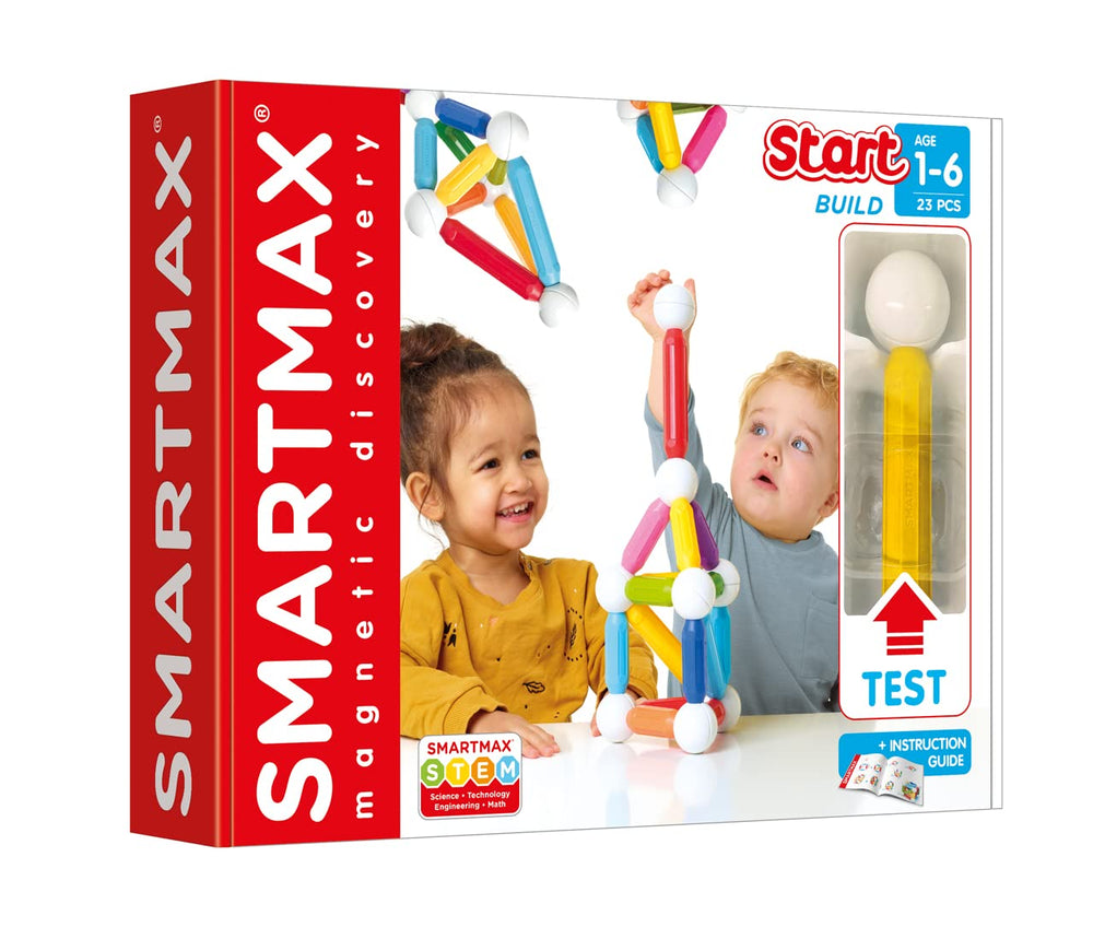 SmartMax Start tactile assembly highlights satisfying clicking of bars and balls.