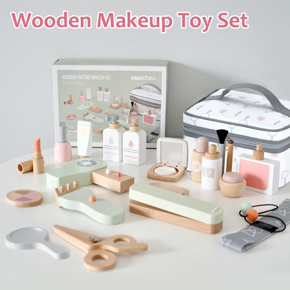 Smartwo wooden nail polish kit supports imaginative grooming experiences