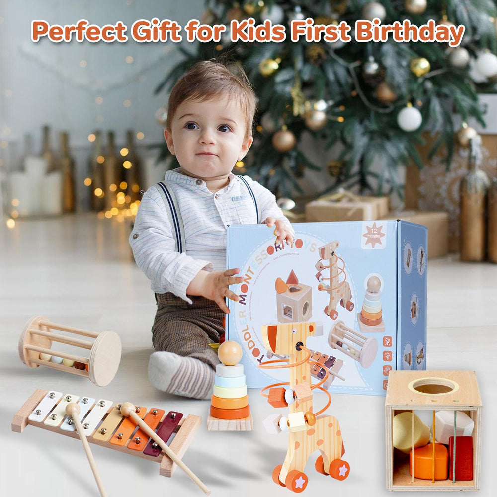 Smartwo Montessori set makes a thoughtful birthday gift for toddlers.