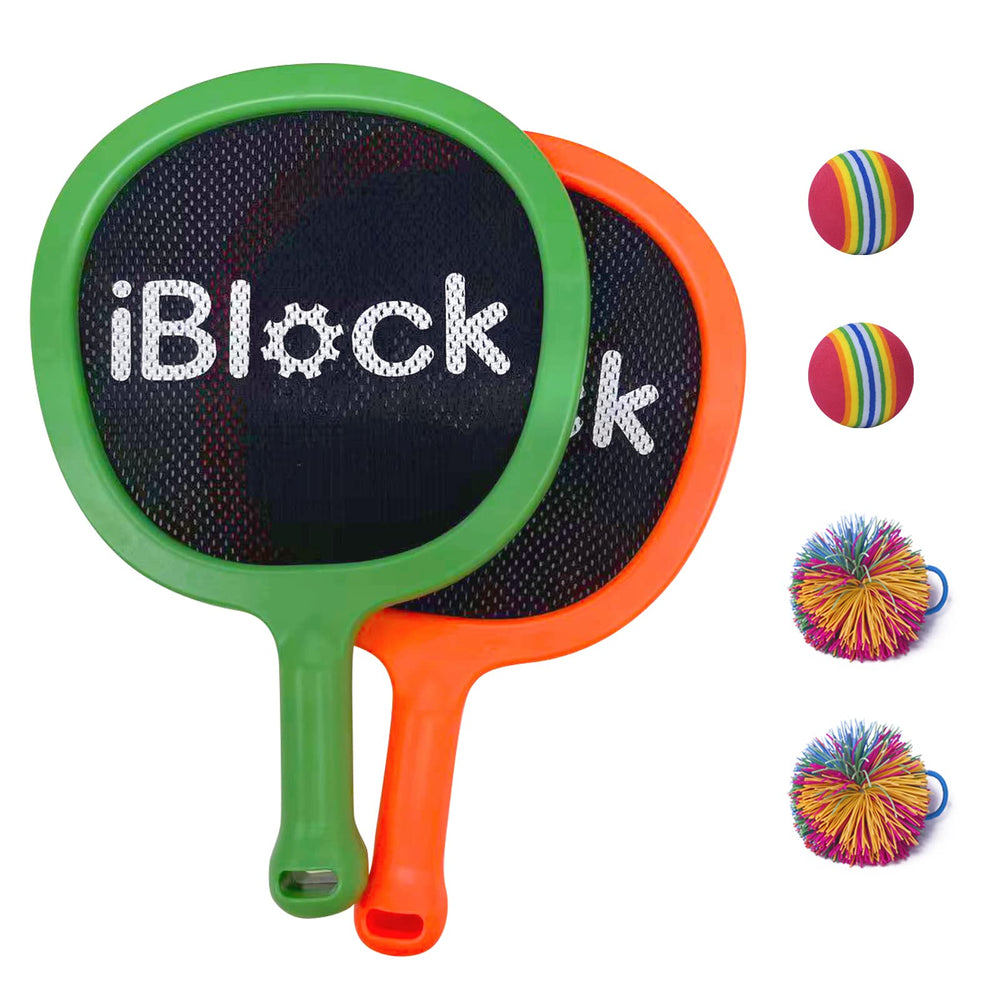 Smartwo paddles and bouncy balls set paddles for easy, family-friendly play indoors or outdoors.