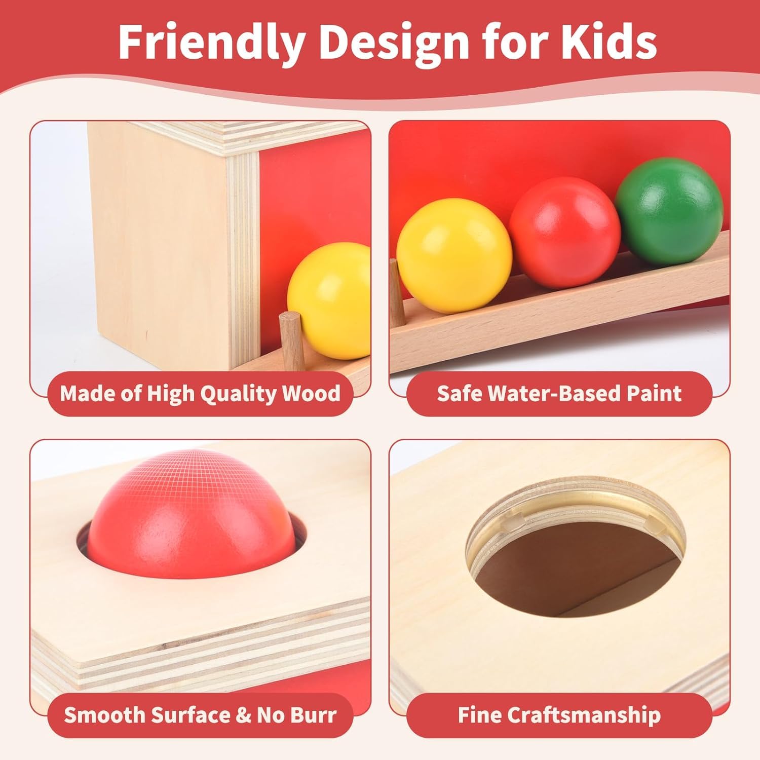 Smartwo wooden toy finish highlights safe, durable craftsmanship for toddlers.