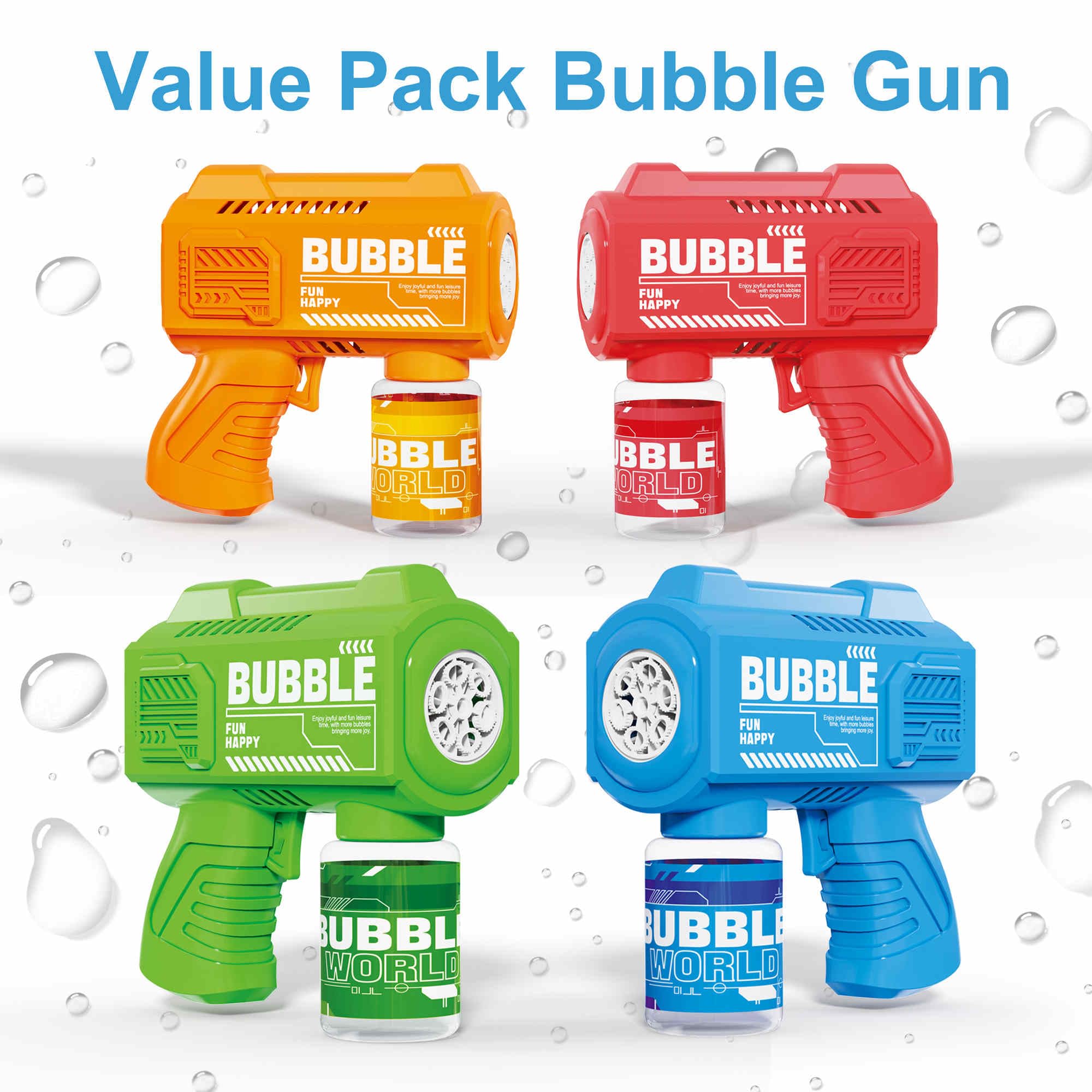 SmartYeen 8-pack green bubble gun enhances park play and party vibes