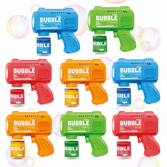 SmartYeen 8-pack red bubble gun for group outdoor play and festivals