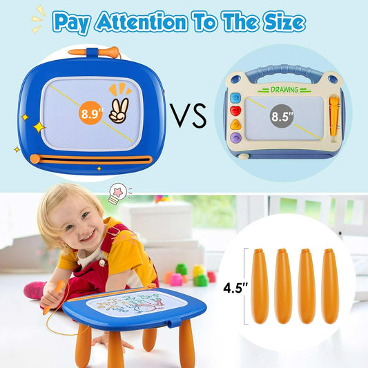 Smasiagon 9.8 inch doodle pad with color zones for vibrant drawings