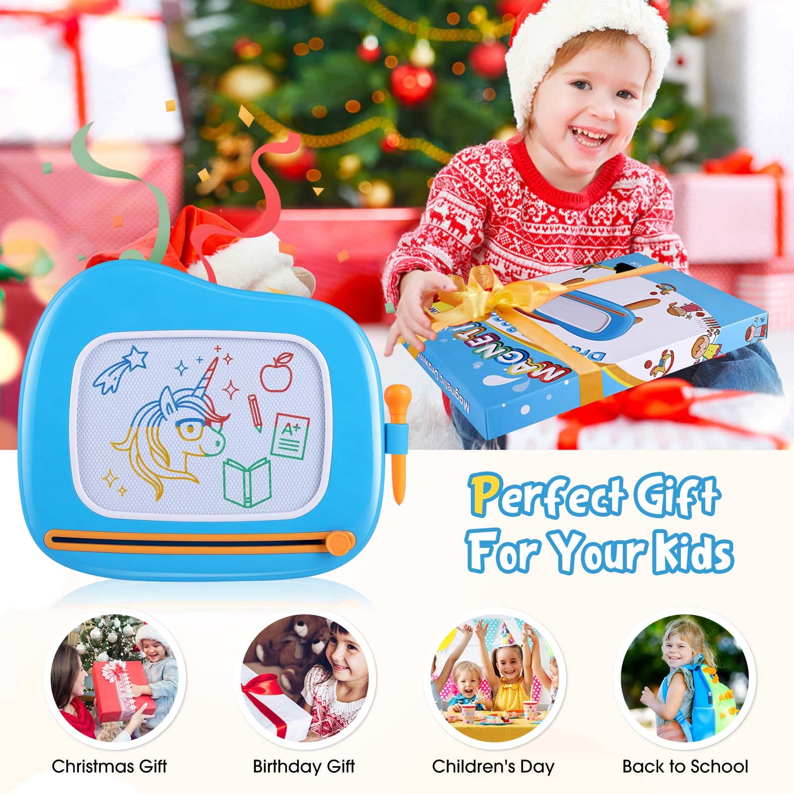 Smasiagon non-toxic ABS plastic ensures a safe, durable toddler toy