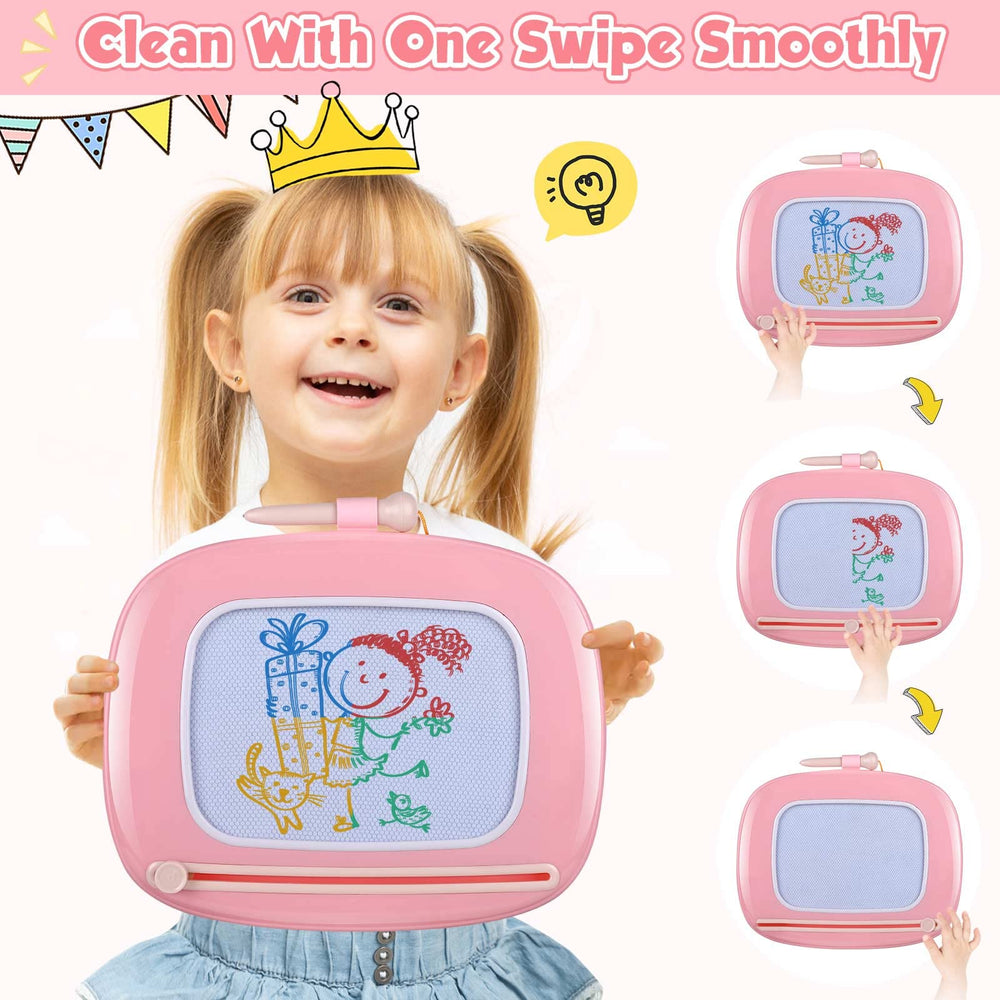Smasiagon smooth-edge design drawing pen ensures safe, easy doodling for little hands.