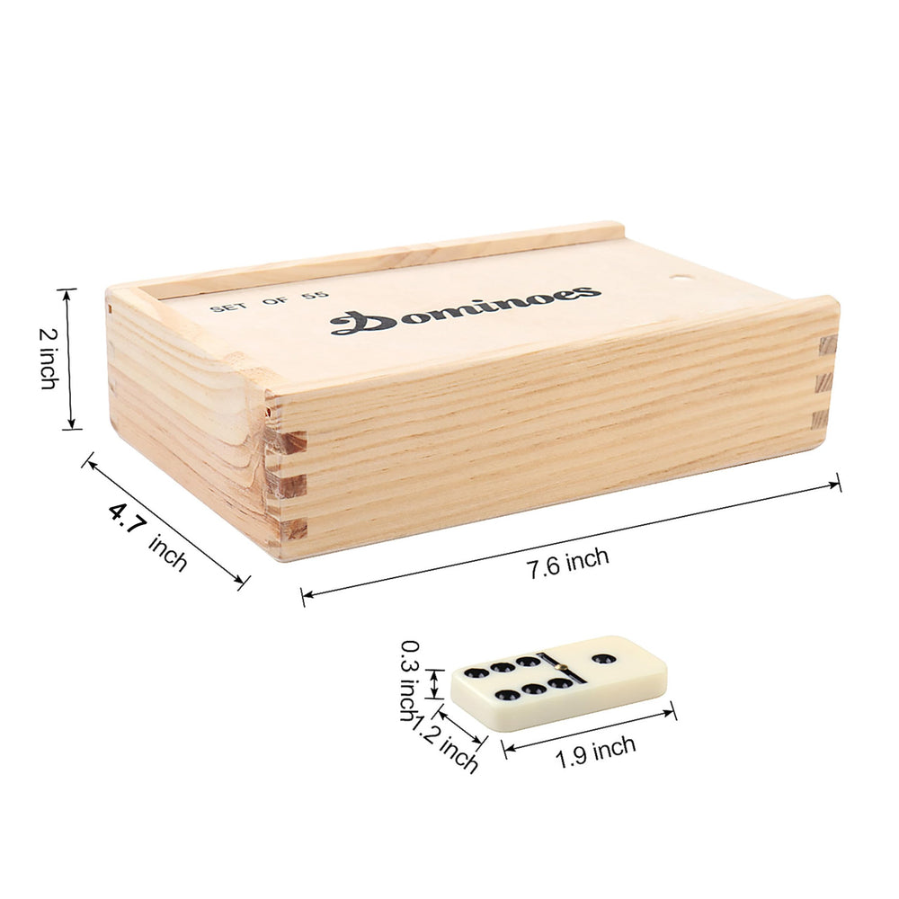 Smilejoy dominoes tiles feature standard size for balanced, familiar gameplay.