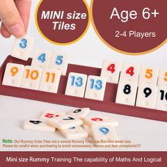Smilejoy Mini Rummy Cube canvas bag for travel storage