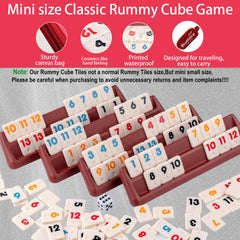 Smilejoy Mini Rummy Cube color box showing packaging and contents