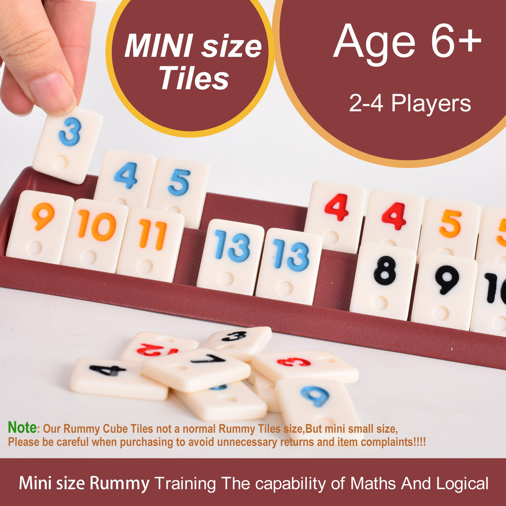 Durable dice included for quick turns during Smilejoy Rummy Cube sessions.