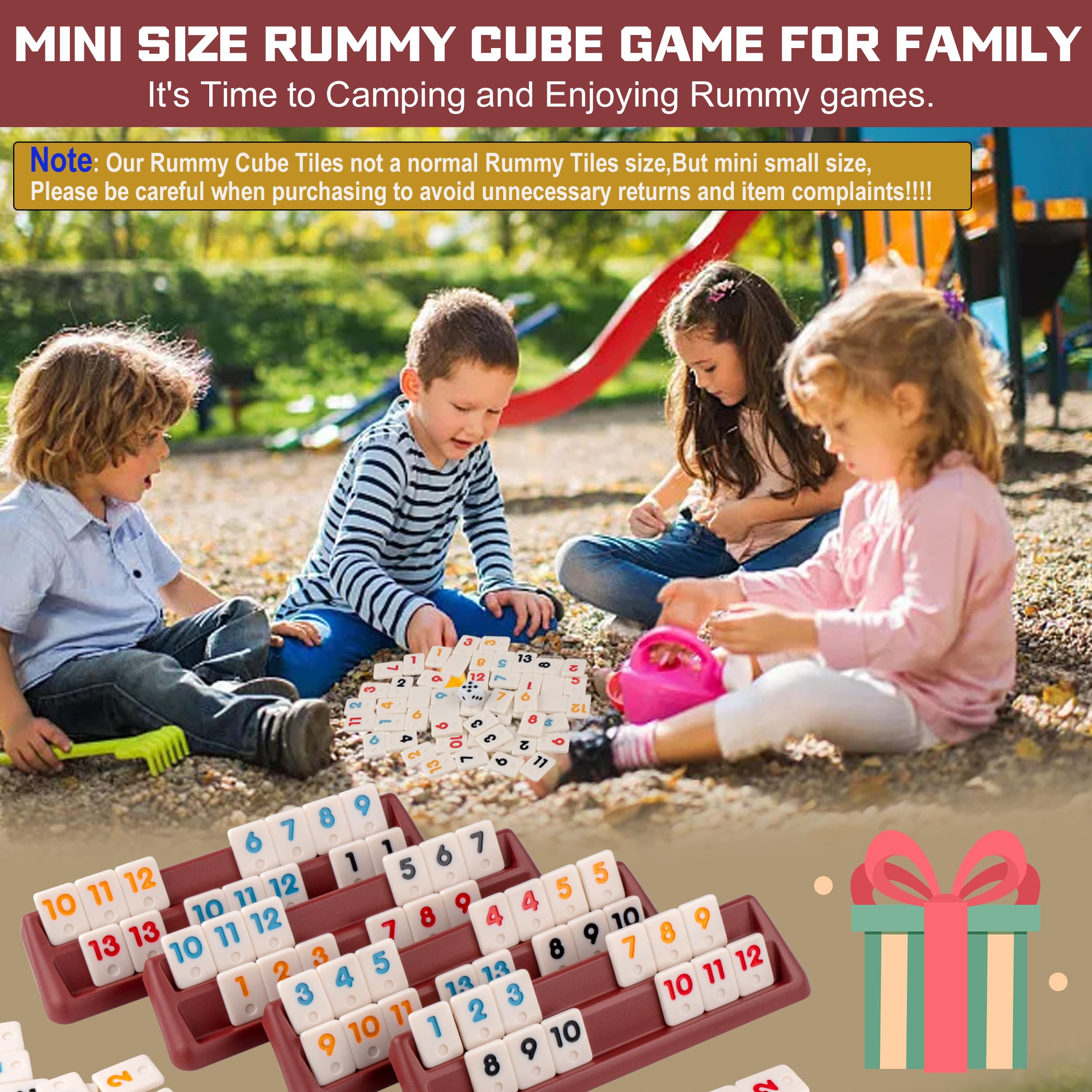 Smilejoy Mini Rummy Cube family playing a friendly match