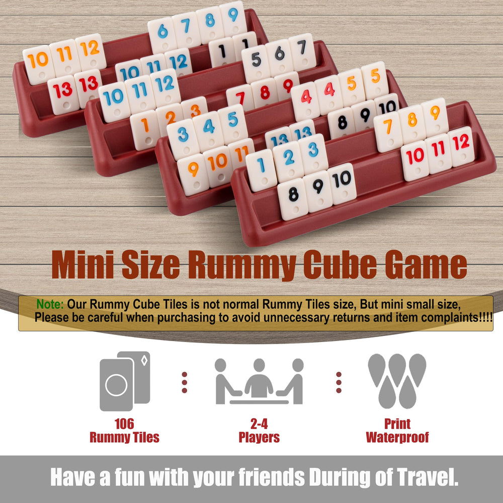 Smilejoy Mini Rummy Cube instruction guide with quick-start tips