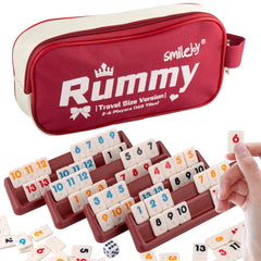 Smilejoy Mini Rummy Cube tiles set of 160 in vibrant colors for versatile play.