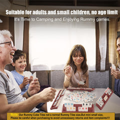 Smilejoy Mini Rummy Cube travel set compact for on-the-go fun