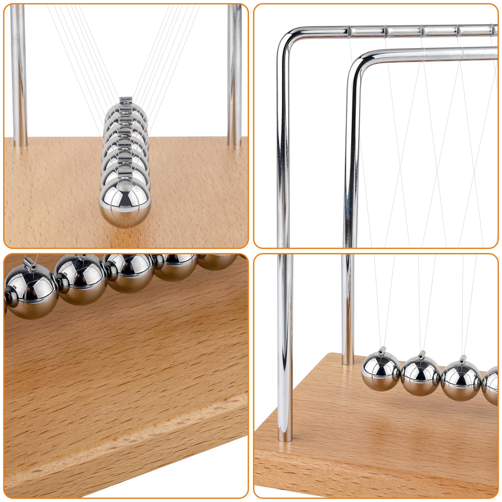 Kinetic energy transfer shown by Smilesorg balance balls