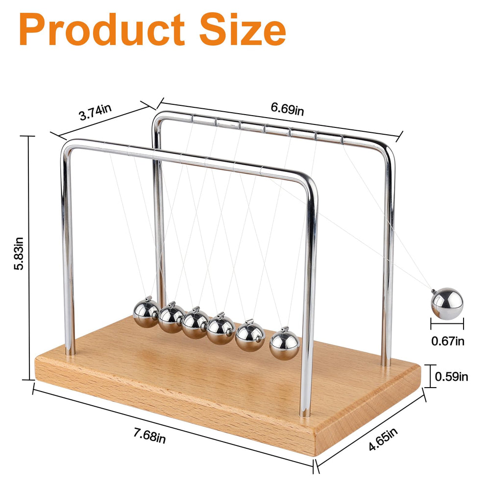 Smilesorg Newton's Cradle on an stylish office desk decor