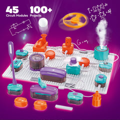 SMILESSKIDDO circuit board kit assembly: simple snapping for safe exploration