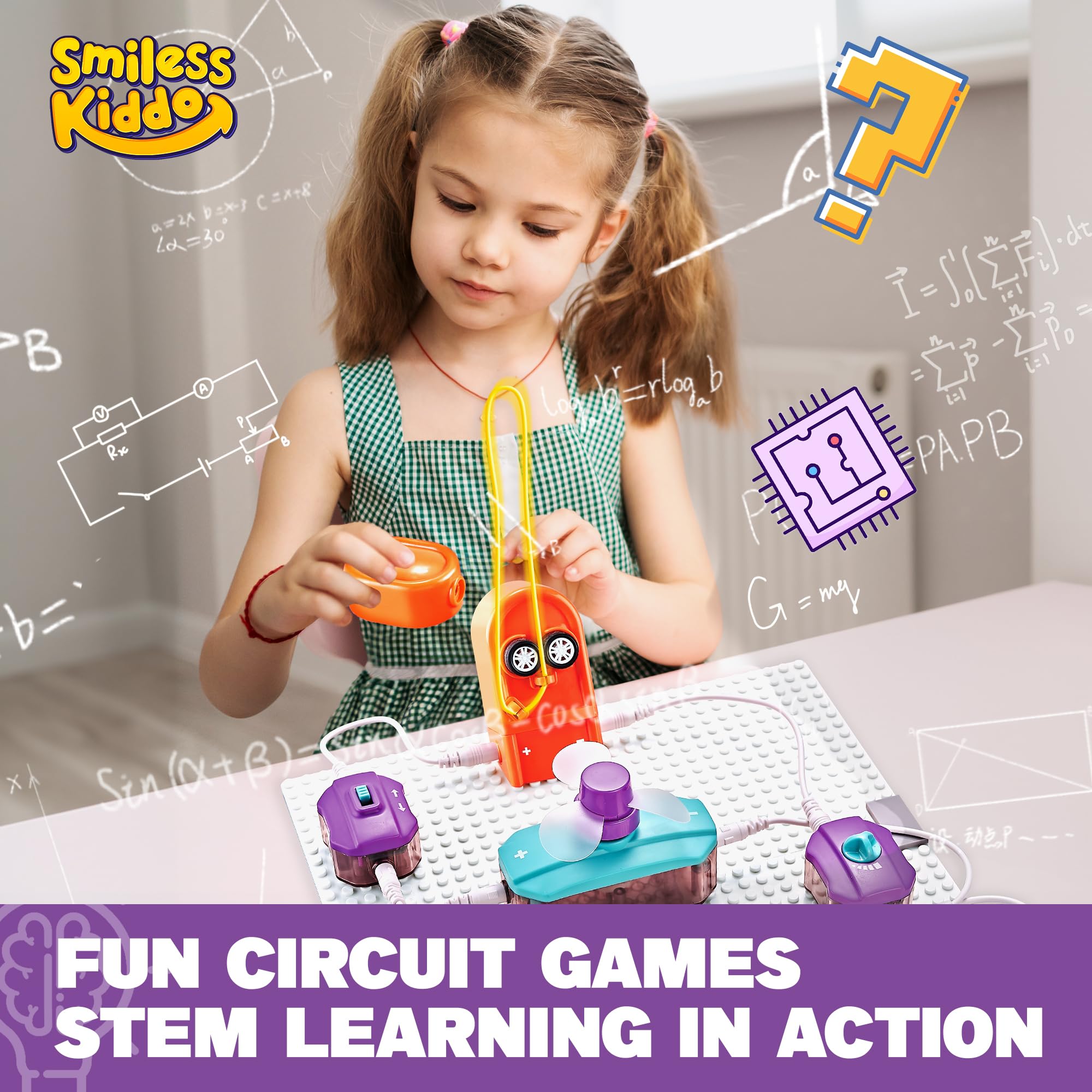 SMILESSKIDDO colorful-manual-pages explain circuits and spark exploration.
